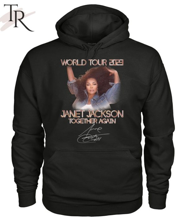 World Tour 2023 Janet Jackson Together Again Signature T-Shirt