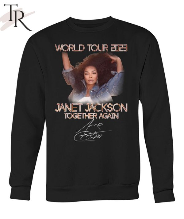 World Tour 2023 Janet Jackson Together Again Signature T-Shirt