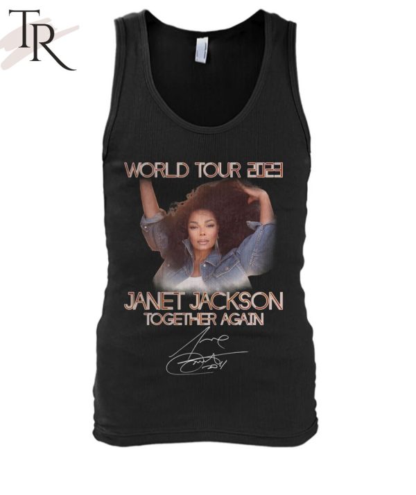 World Tour 2023 Janet Jackson Together Again Signature T-Shirt