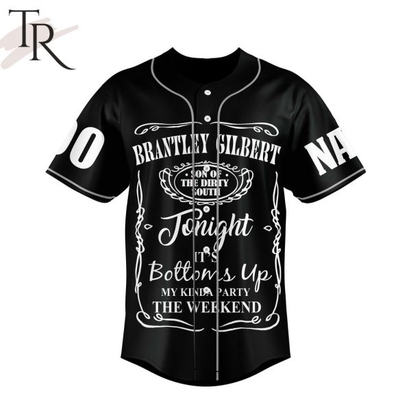 Personalized Brantley Gilbert Baseball Jersey