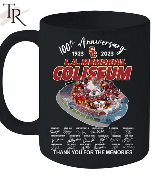 100th Anniversary 1923 – 2023 L.A.Memorial Coliseum Thank You For The Memories T-Shirt