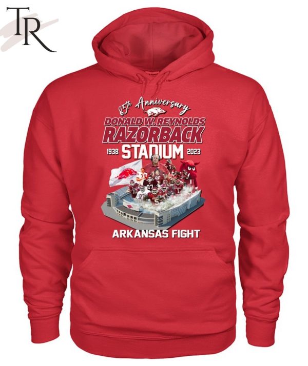 85th Anniversary 1938 – 2023 Donald W.Reynolds Razorback Stadium Arkansas Fight T-Shirt