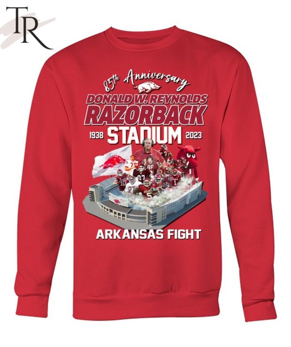 85th Anniversary 1938 – 2023 Donald W.Reynolds Razorback Stadium Arkansas Fight T-Shirt