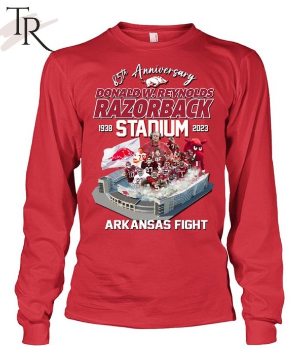 85th Anniversary 1938 – 2023 Donald W.Reynolds Razorback Stadium Arkansas Fight T-Shirt