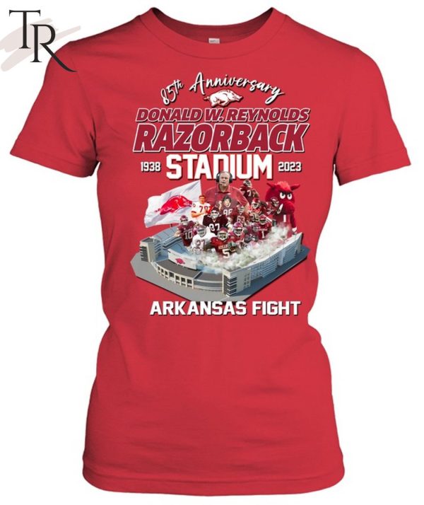 85th Anniversary 1938 – 2023 Donald W.Reynolds Razorback Stadium Arkansas Fight T-Shirt