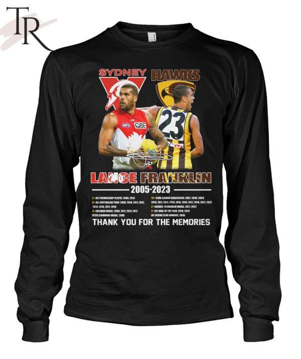 Lance Franklin 2005 – 2023 Thank You For The Memories T-Shirt