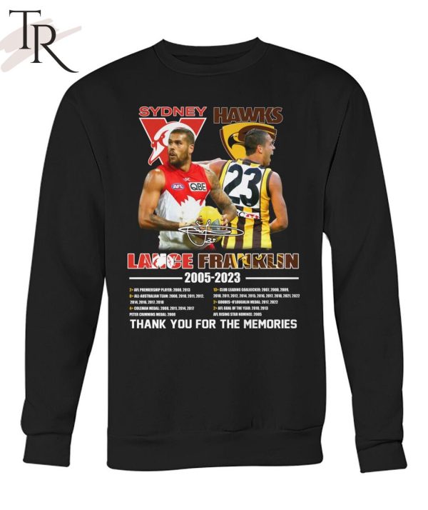 Lance Franklin 2005 – 2023 Thank You For The Memories T-Shirt