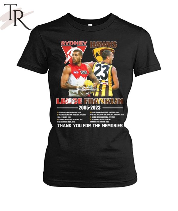 Lance Franklin 2005 – 2023 Thank You For The Memories T-Shirt