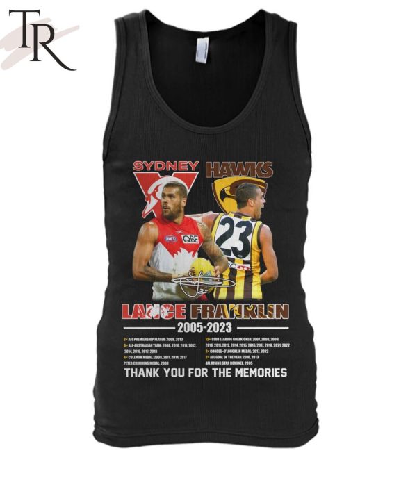 Lance Franklin 2005 – 2023 Thank You For The Memories T-Shirt