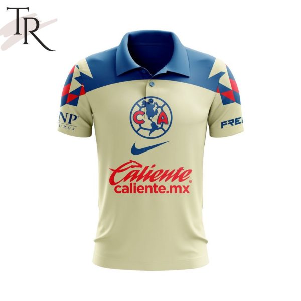 LIGA MX Club America 2023 – 2024 Home Polo Shirt