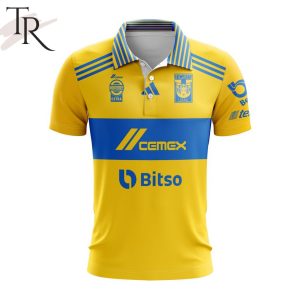 LIGA MX Tigres UANL 2023 – 2024 Home Polo Shirt