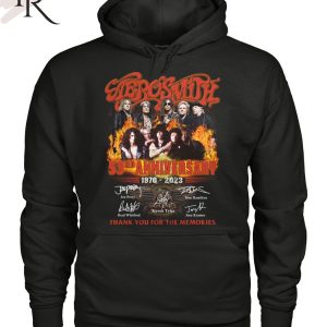 Aerosmith 53rd Anniversary 1970 – 2023 Thank You For The Memories T-Shirt