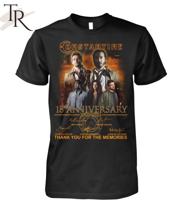 John Wick Constantine 18th Anniversary 2005 – 2023 Thank You For The Memories T-Shirt