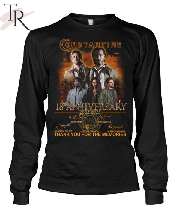 John Wick Constantine 18th Anniversary 2005 – 2023 Thank You For The Memories T-Shirt