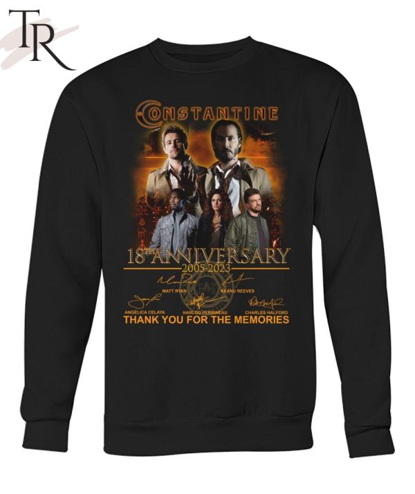 John Wick Constantine 18th Anniversary 2005 – 2023 Thank You For The Memories T-Shirt