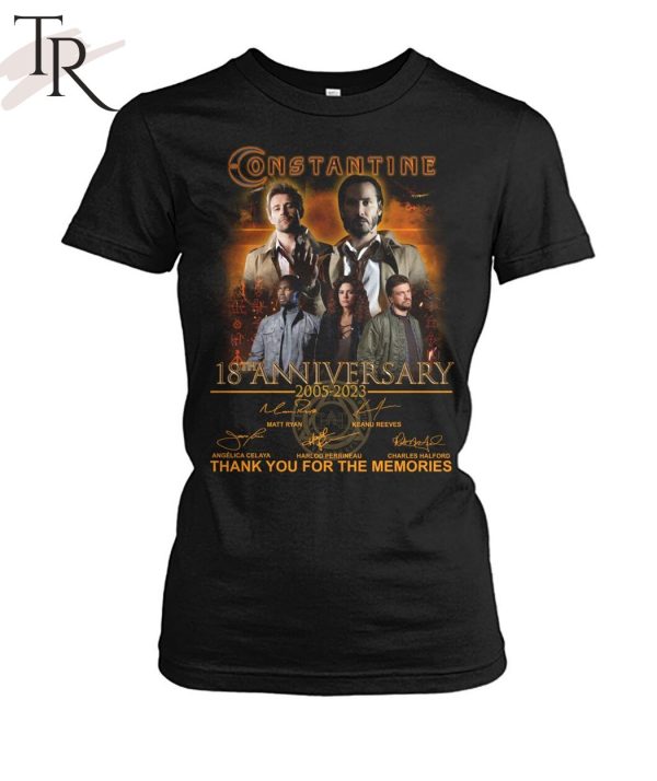 John Wick Constantine 18th Anniversary 2005 – 2023 Thank You For The Memories T-Shirt