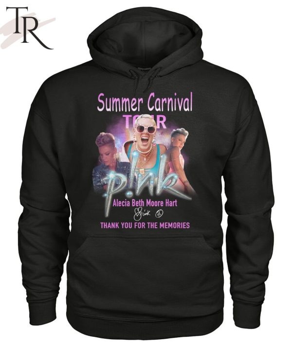 Summer Carnival Tour Alecia Beth Moore Hart Thank You For The Memories T-Shirt