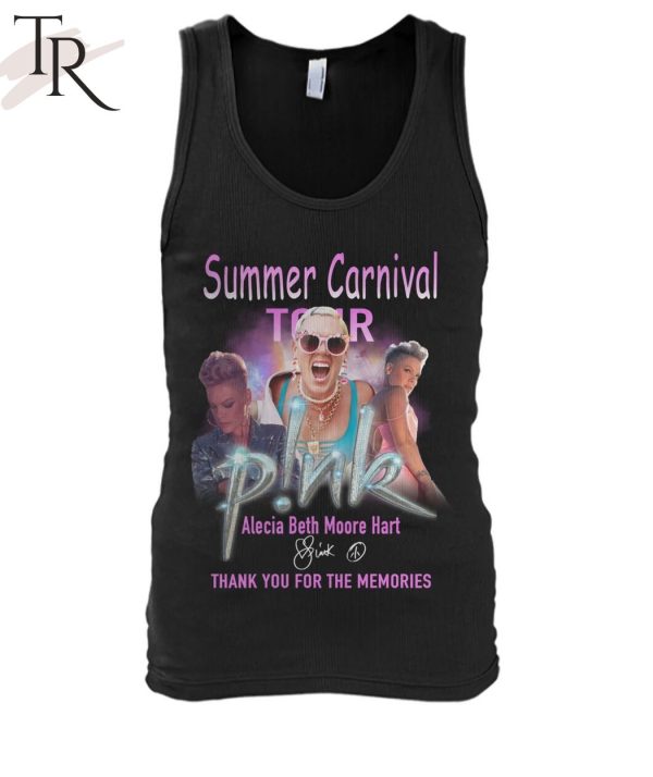 Summer Carnival Tour Alecia Beth Moore Hart Thank You For The Memories T-Shirt