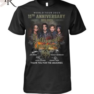 World Tour 2023 11th Anniversary 2012 – 2023 Bollywood Vampires T-Shirt