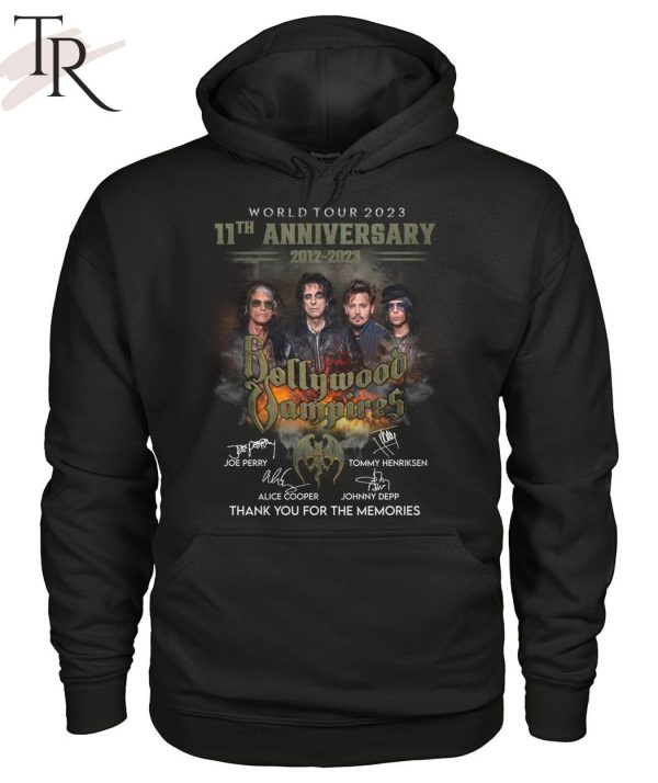 World Tour 2023 11th Anniversary 2012 – 2023 Bollywood Vampires T-Shirt