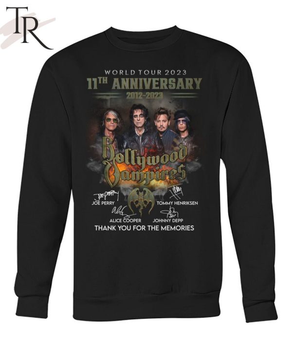 World Tour 2023 11th Anniversary 2012 – 2023 Bollywood Vampires T-Shirt