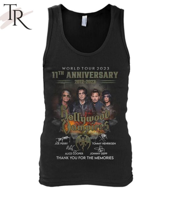 World Tour 2023 11th Anniversary 2012 – 2023 Bollywood Vampires T-Shirt