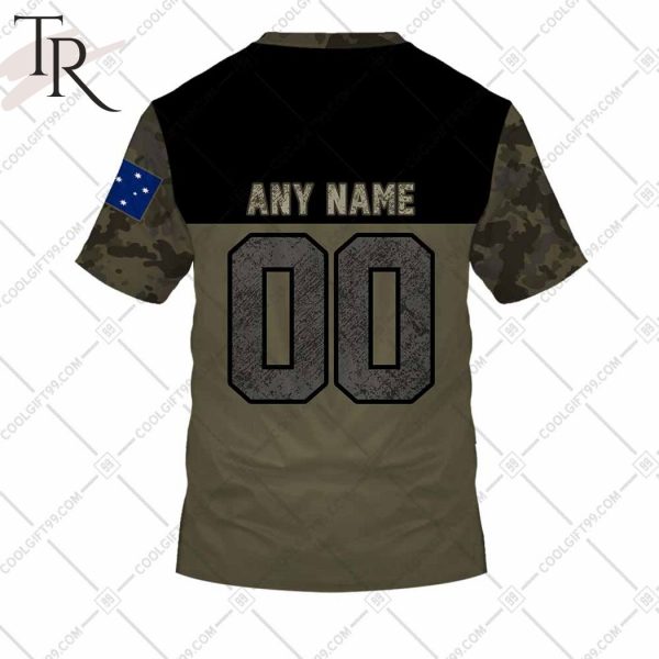 Personalized NRL Camouflage V2 Canterbury Bankstown Bulldogs Hoodie