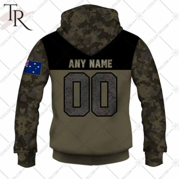 Personalized NRL Camouflage V2 Gold Coast Titans Hoodie