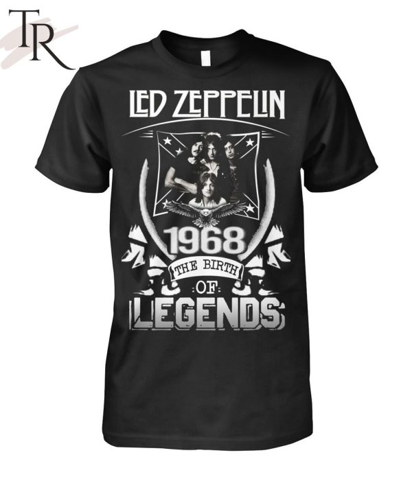 Led Zeppelin 1968 The Birth Of Legends T-Shirt