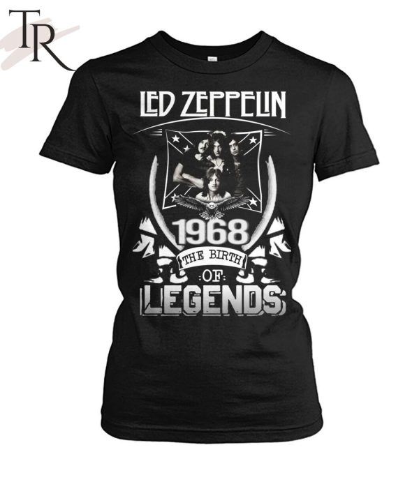 Led Zeppelin 1968 The Birth Of Legends T-Shirt