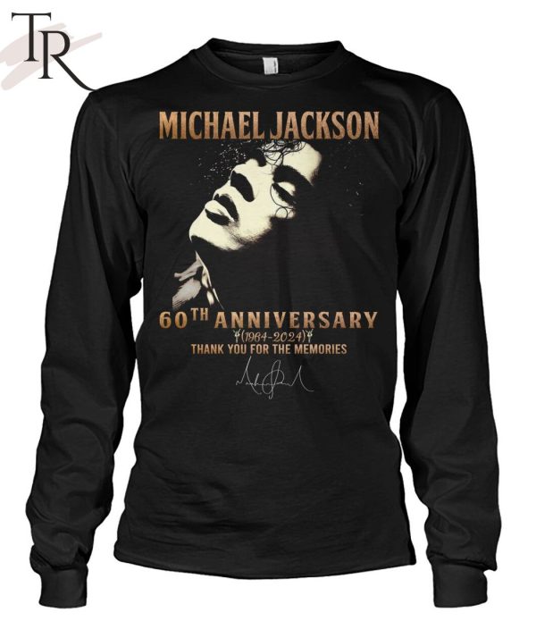 Michael Jackson 60th Anniversary 1964 – 2024 Thank You For The Memories T-Shirt