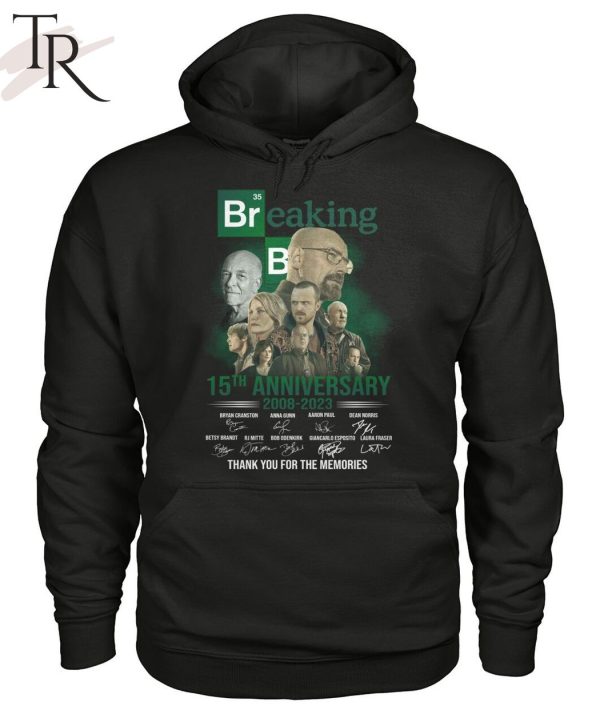 NEW] Breaking Bad 15th Anniversary 2008 – 2023 Thank You For The Memories T-Shirt