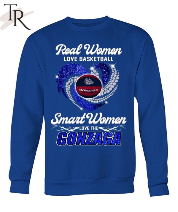 NEW] Real Women Love Football Smart Women Love The Gonzaga T-Shirt