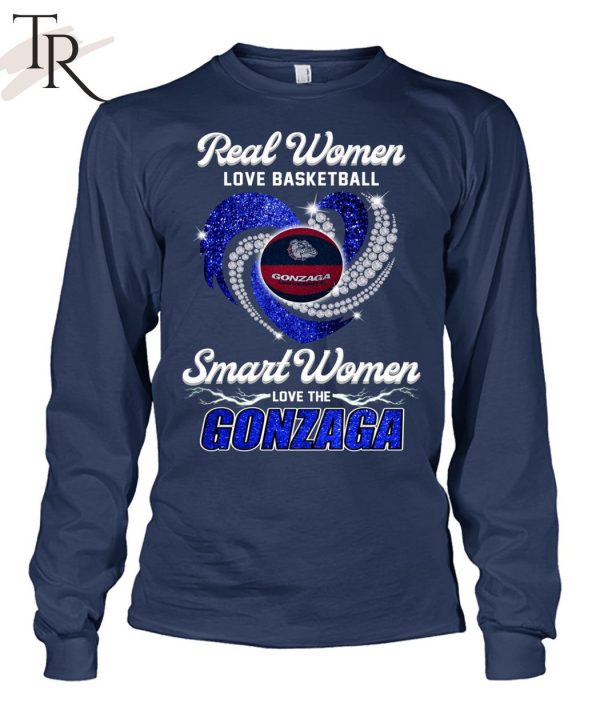 NEW] Real Women Love Football Smart Women Love The Gonzaga T-Shirt