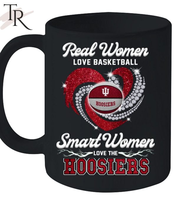 NEW] Real Women Love Football Smart Women Love The Hoosiers T-Shirt