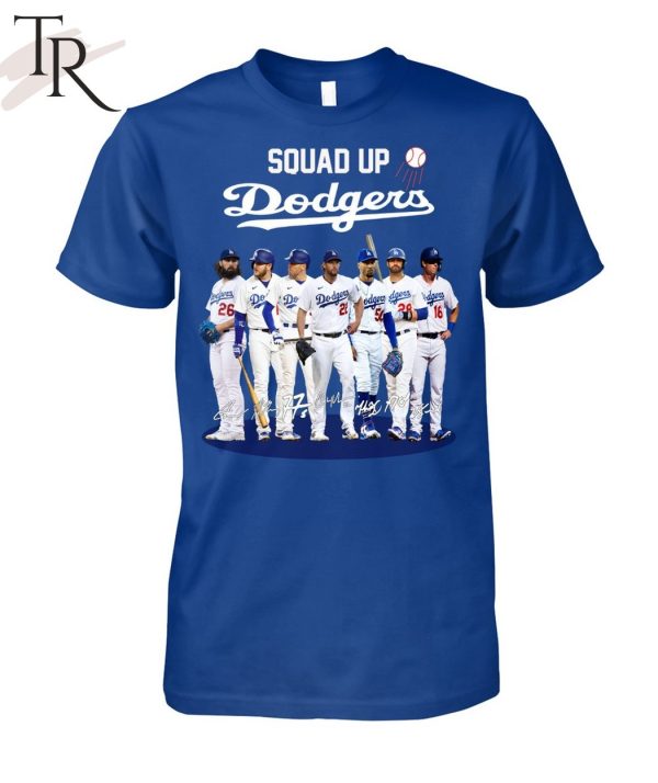 Squad Up Dodgers Signature T-Shirt