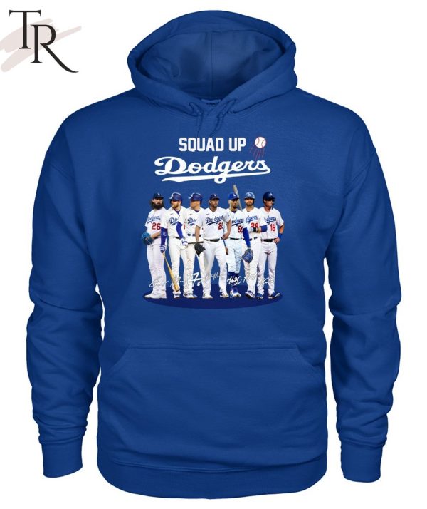 Squad Up Dodgers Signature T-Shirt