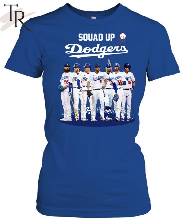 Squad Up Dodgers Signature T-Shirt