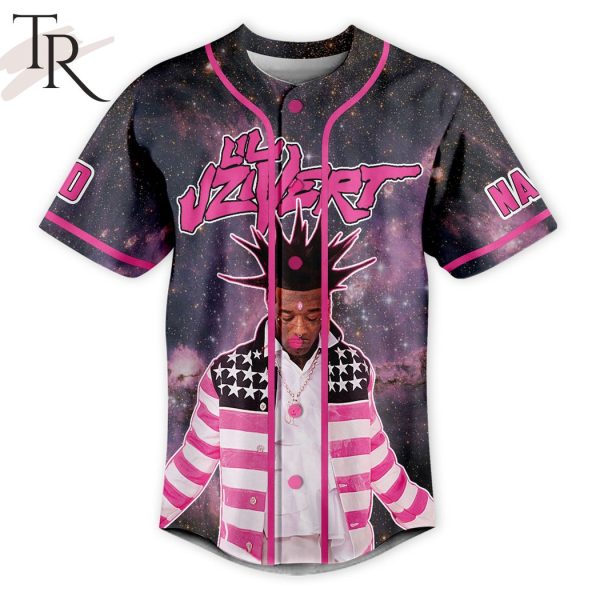 Custom Name And Number Pink Tape Baseball Jersey