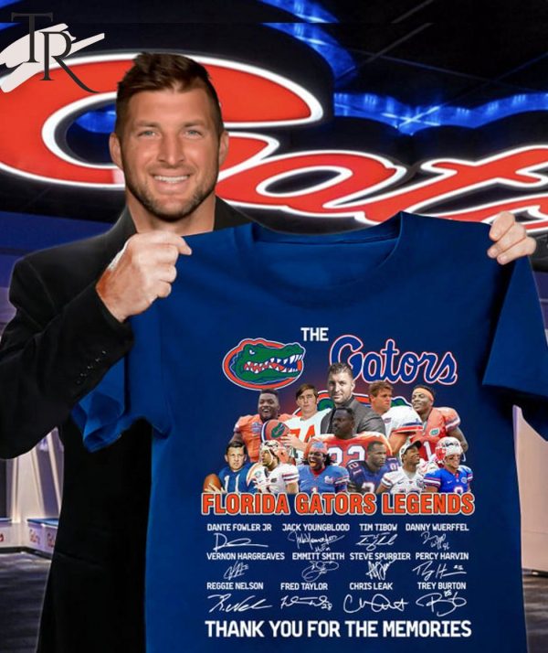 The Gators Florida Gators Legends Thank You For The Memories T-Shirt