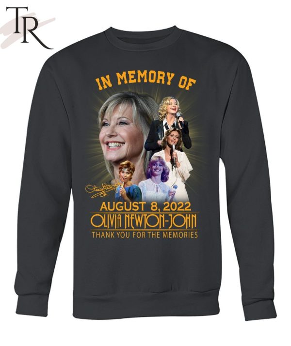 In Memory Of August 8, 2022 Olivia Newton-John T-Shirt