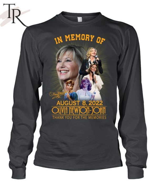 In Memory Of August 8, 2022 Olivia Newton-John T-Shirt