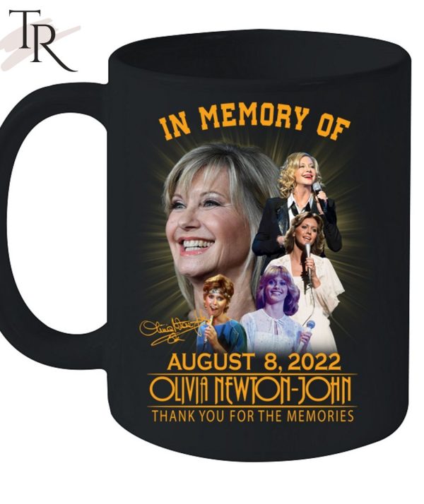 In Memory Of August 8, 2022 Olivia Newton-John T-Shirt