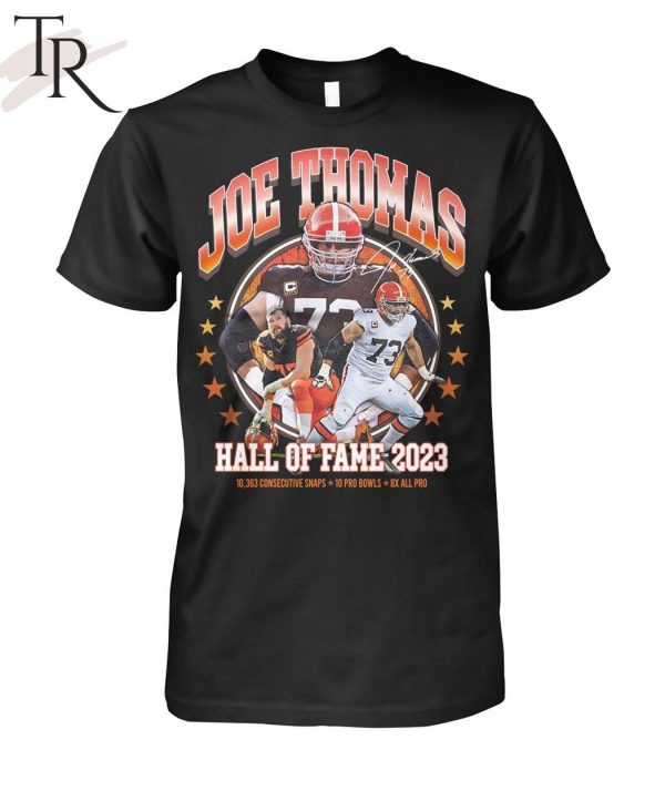 Joe Thomas Hall Of Fame 2023 Limited Edition T-Shirt