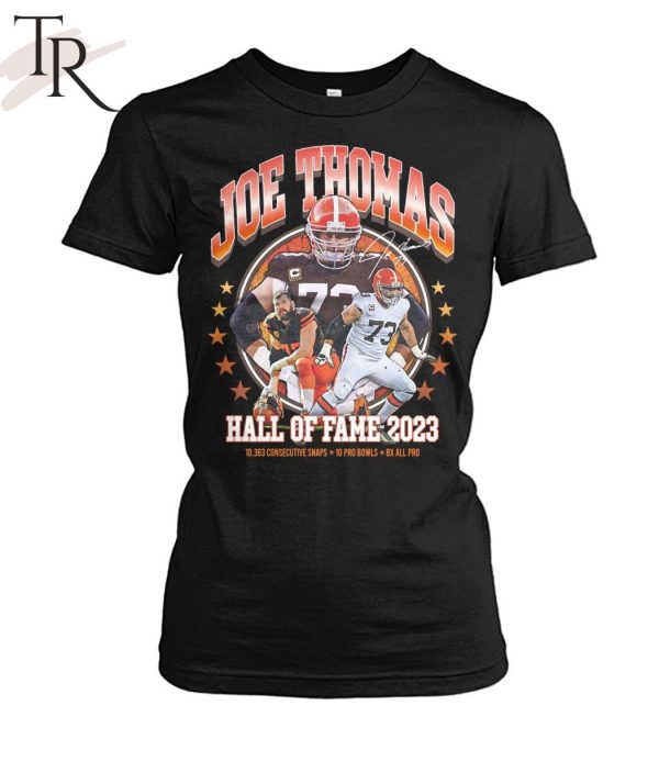 Joe Thomas Hall Of Fame 2023 Limited Edition T-Shirt