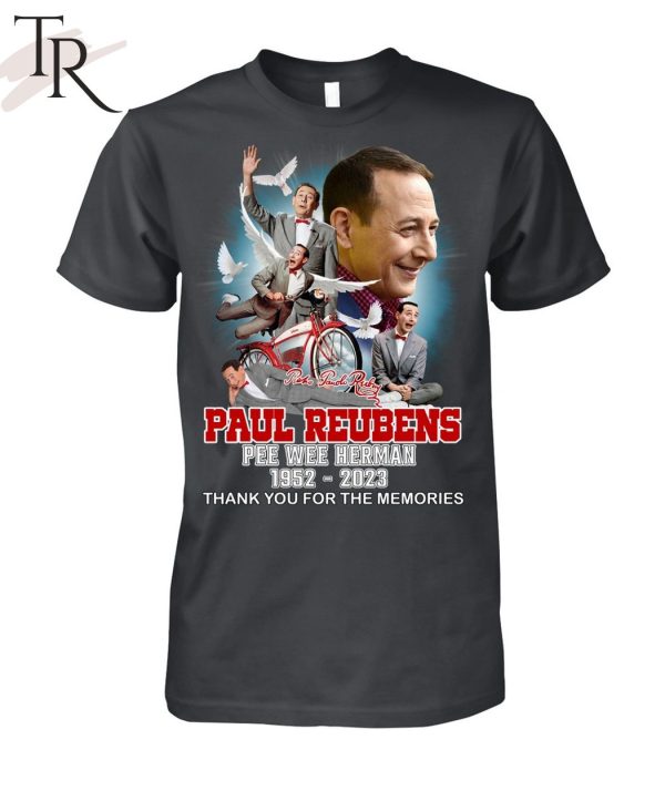 Paul Reubens Pee Wee Herman 1952 – 2023 Thank You For The Memories T-Shirt