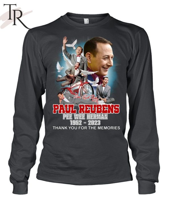 Paul Reubens Pee Wee Herman 1952 – 2023 Thank You For The Memories T-Shirt