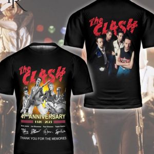 The CLASH 47th Anniversary 1976 – 2023 Thank You For The Memories T-Shirt