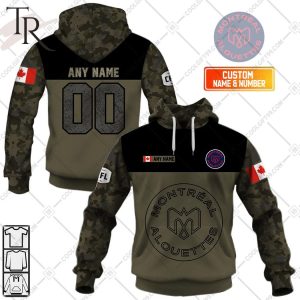 Personalized CFL Montreal Alouettes Camo V2 Style Hoodie