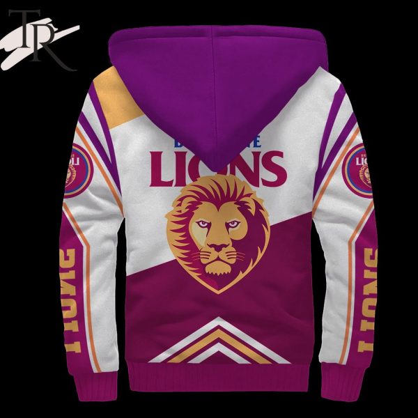 AFL Brisbane Lions FC Fleece Hoodie Limited Edition